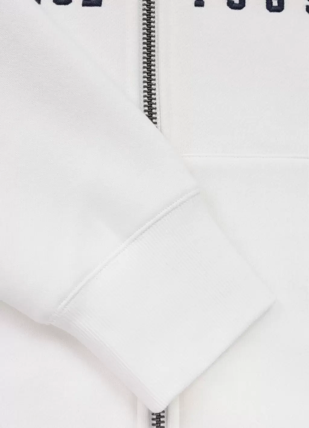 Zip-up hoodie NORTON - WHITE