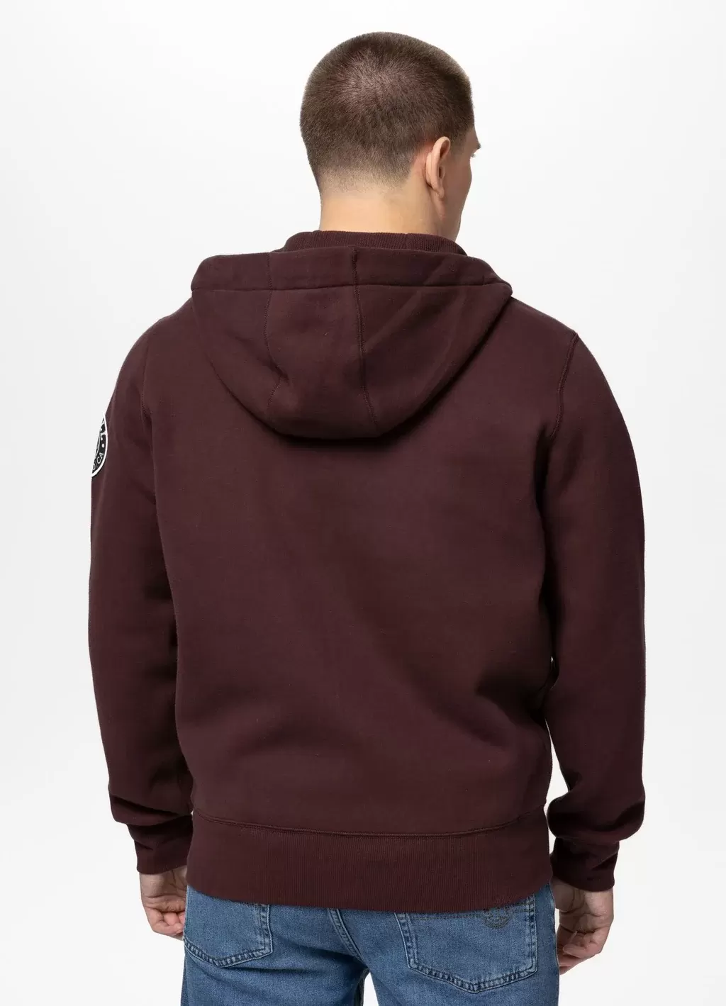 Zip-up hoodie NORTON - BURGUNDY - 9