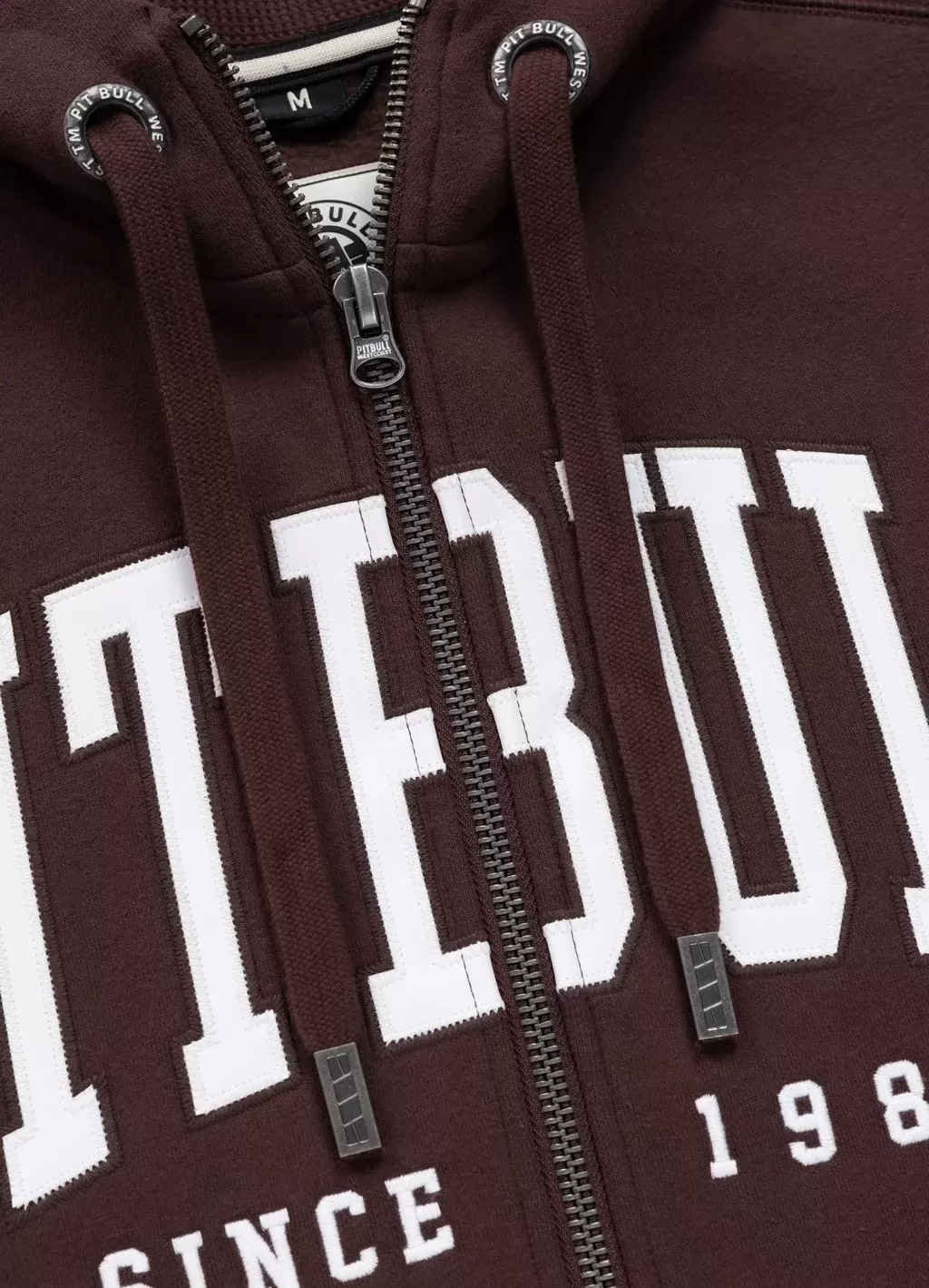 Zip-up hoodie NORTON - BURGUNDY - 4