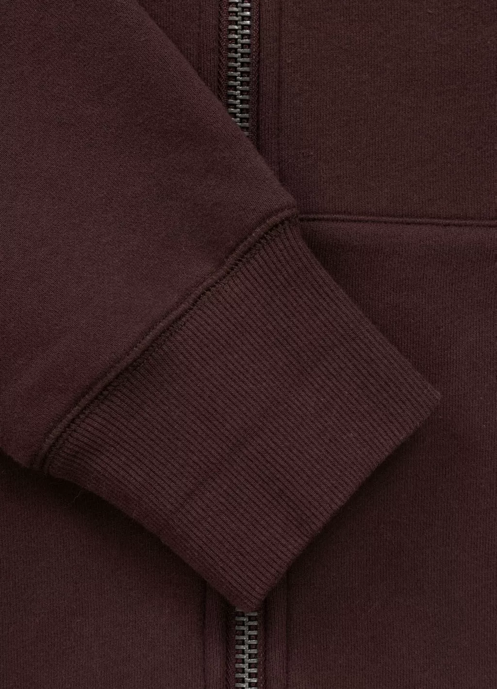 Zip-up hoodie NORTON - BURGUNDY - 2