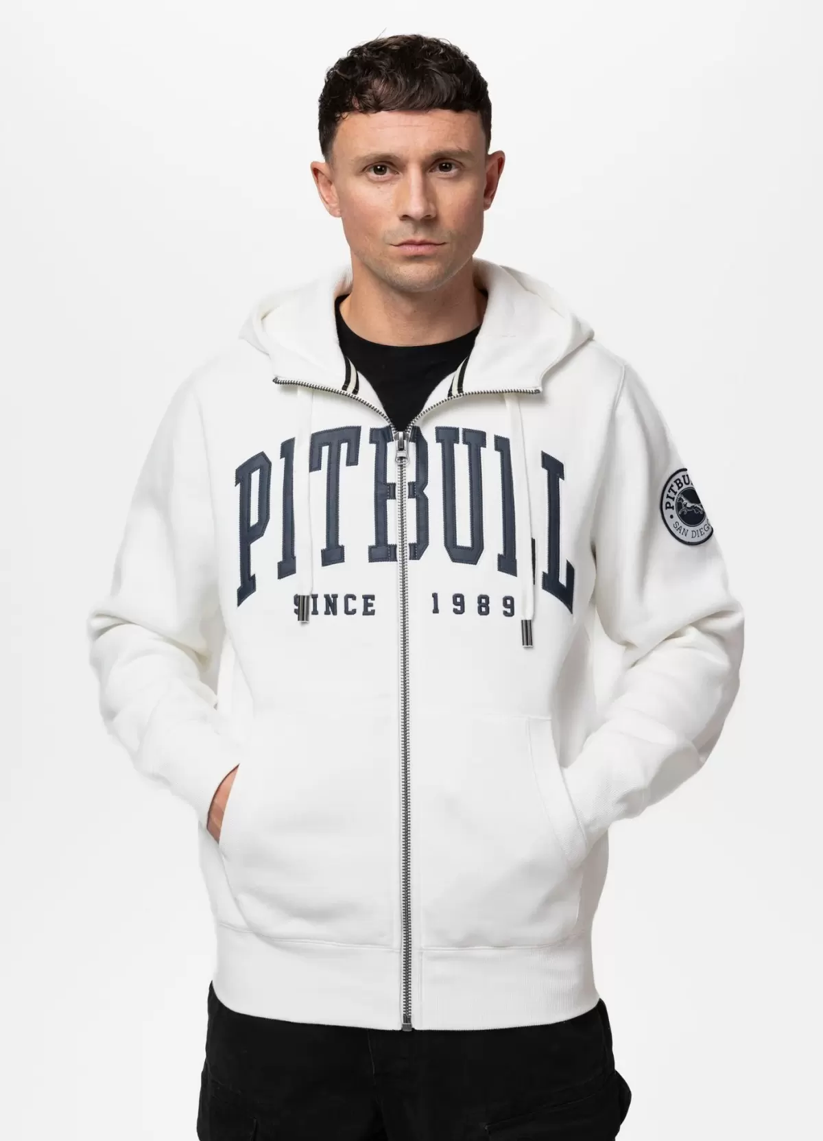 Zip-up hoodie NORTON - WHITE - 11