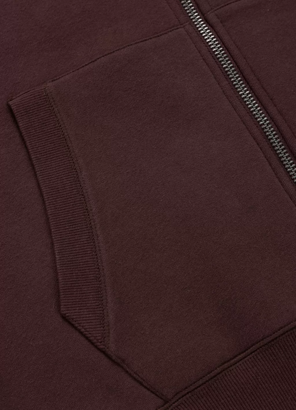 Zip-up hoodie NORTON - BURGUNDY