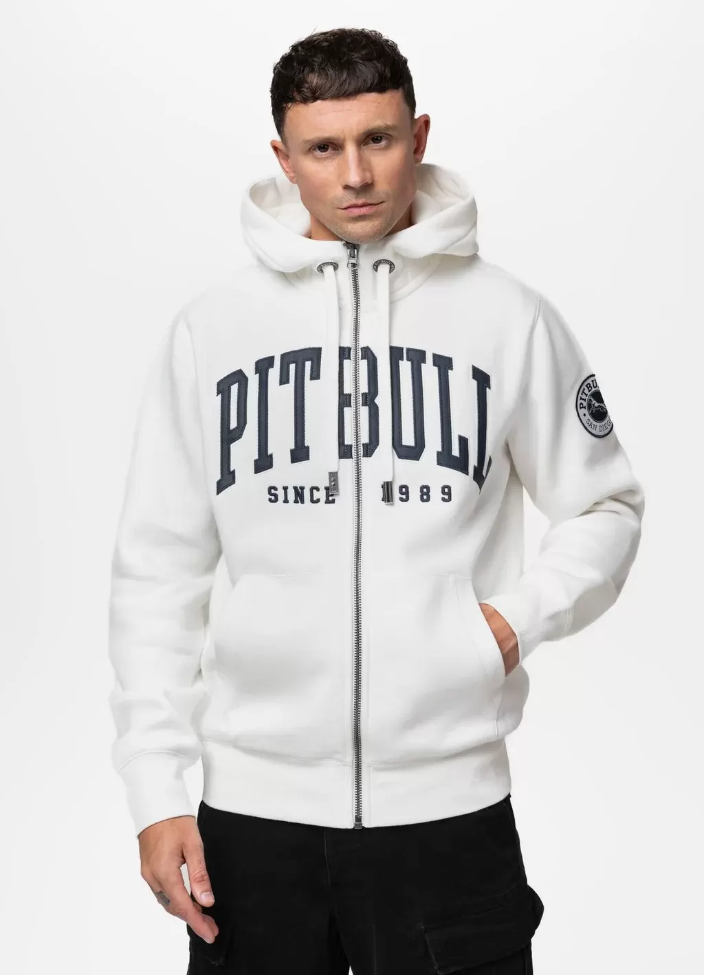 Zip-up hoodie NORTON - WHITE - 6