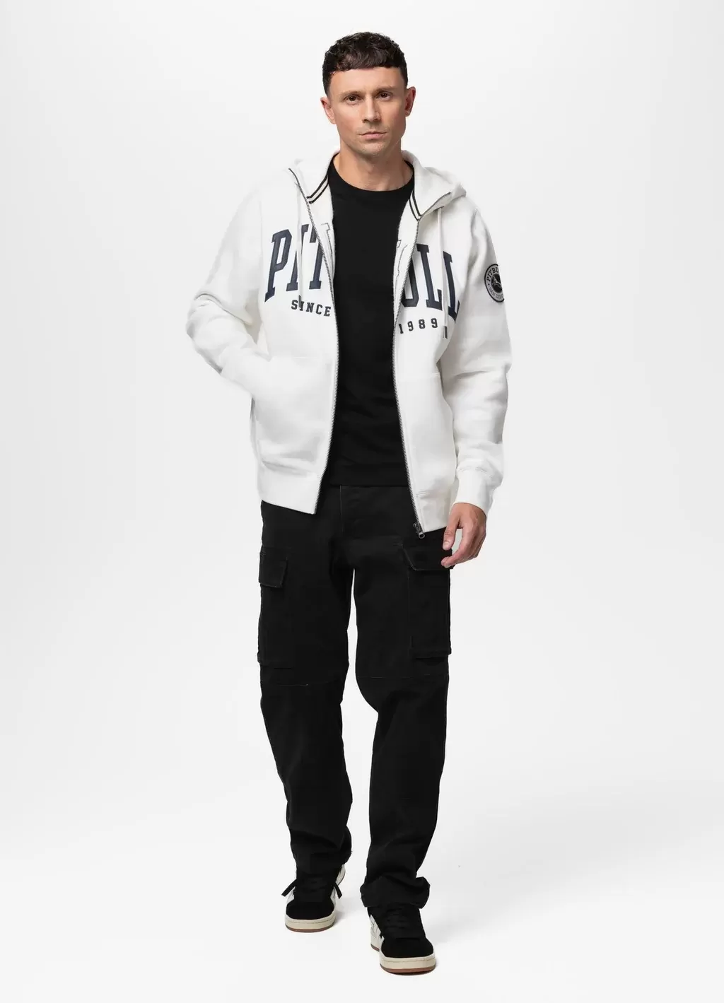 Zip-up hoodie NORTON - WHITE - 10