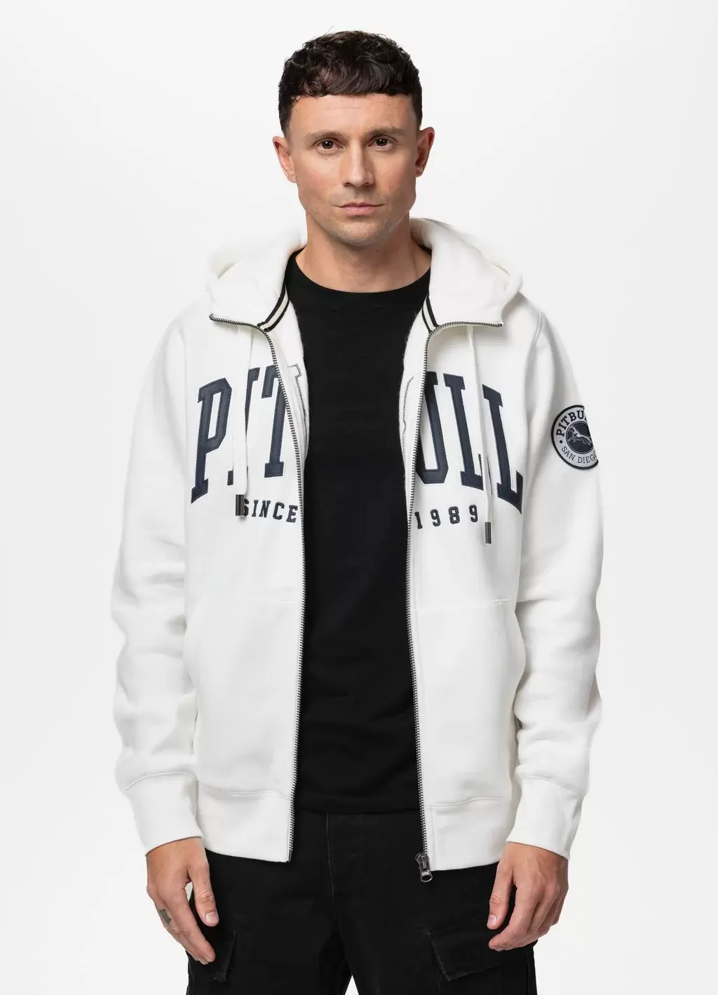 Zip-up hoodie NORTON - WHITE - 8