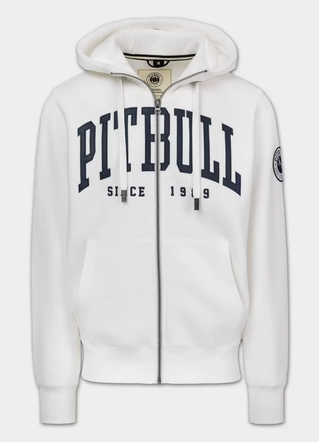 Zip-up hoodie NORTON - WHITE - 5