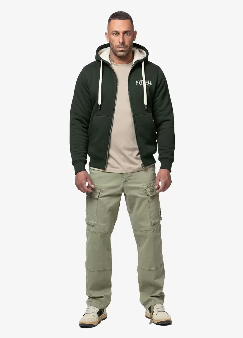 Zip-up hoodie RUFFIN DETROIT - GREEN - 9
