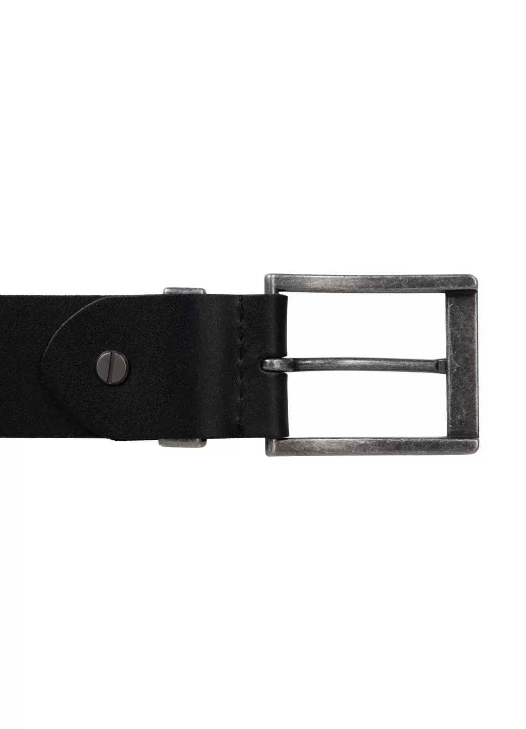 LEATHER BELT - BLACK - KAIŠ