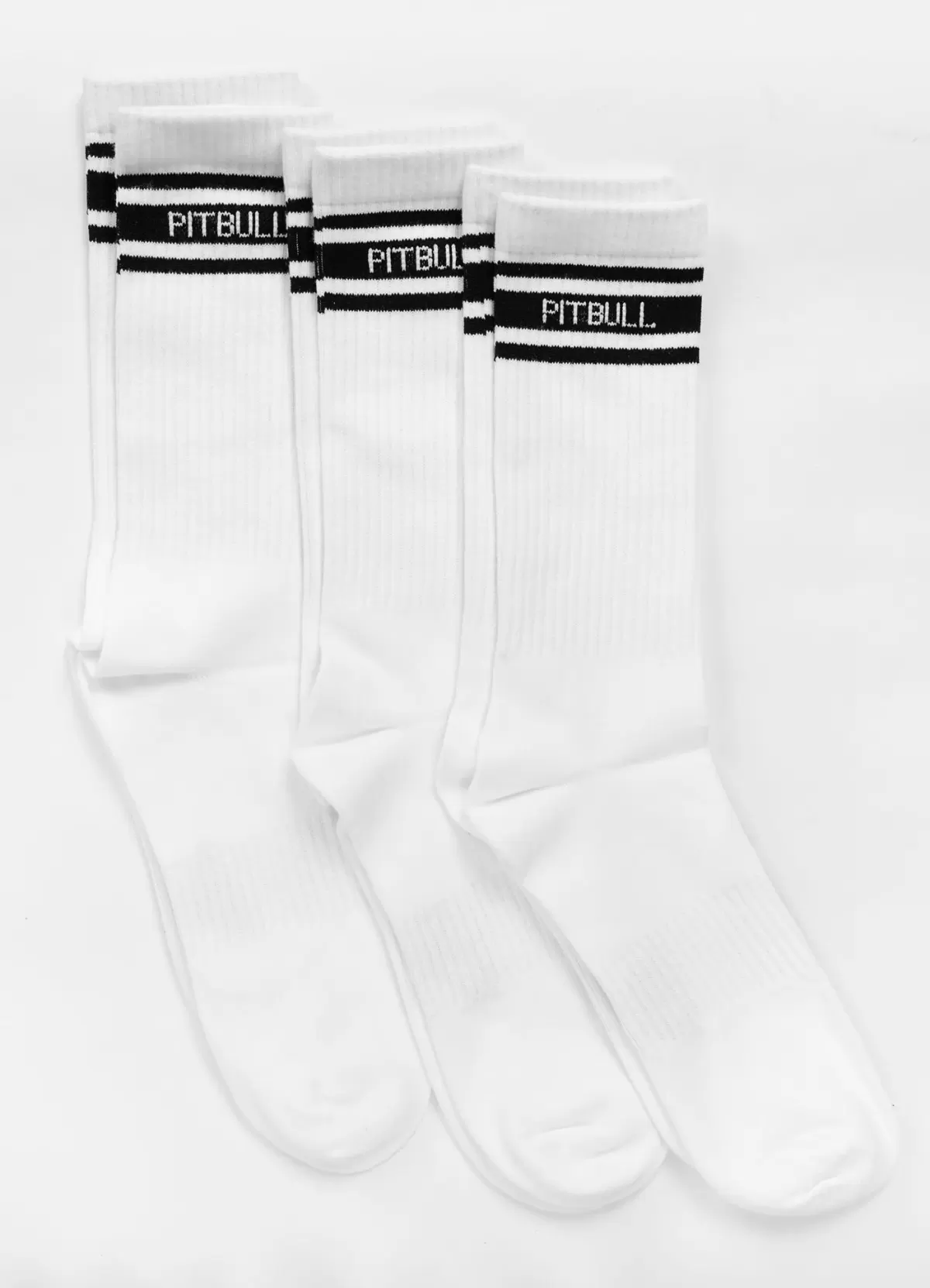 Socks High Crew HILLTOP thin 3-pack - WHITE