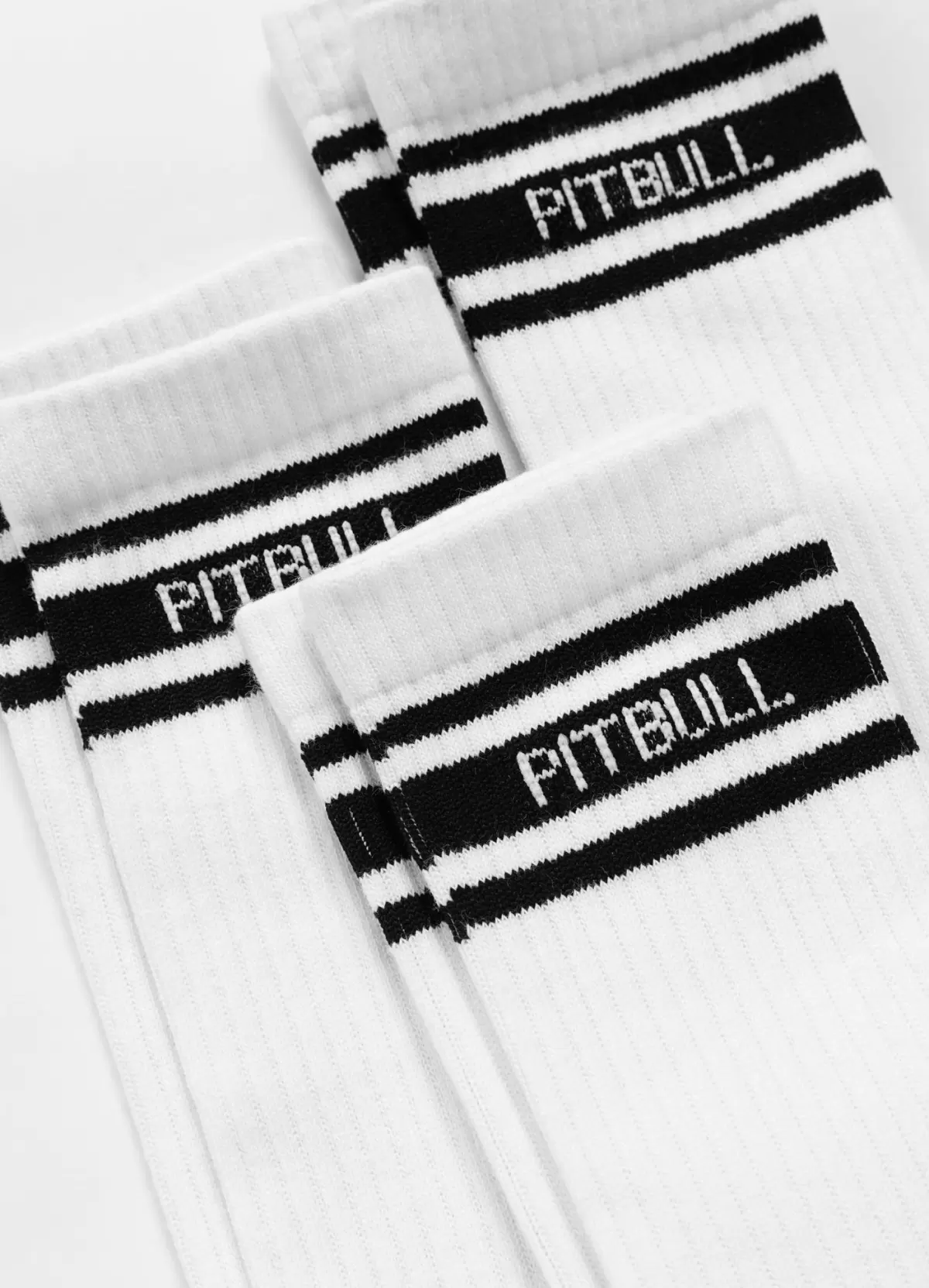 Socks High Crew HILLTOP thin 3-pack - WHITE - 2