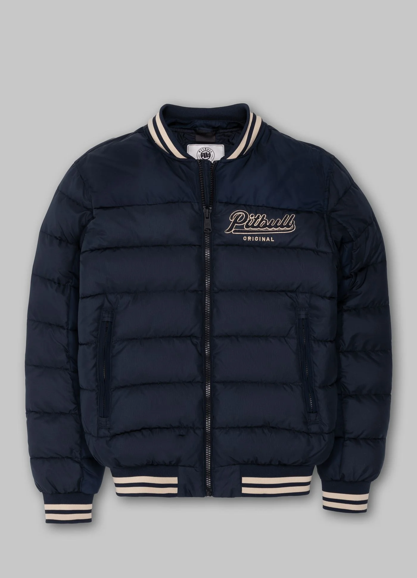 PITBULL - HIDDEN Quilted - NAVY/BEIGE - Jakna - 6