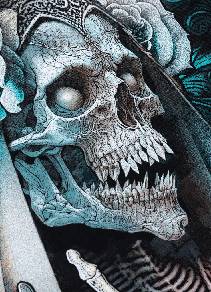 Pitbull - SANTA MUERTE 24 - BLACK - Majica - 7