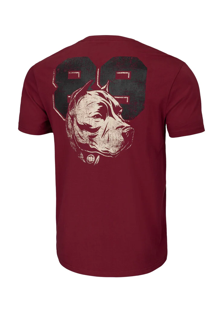 Pitbull - DOG 89 - BURGUNDY - Majica - 3