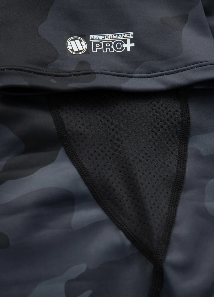 Pitbull - SMALL LOGO - Black Camo - Rashguard - 5