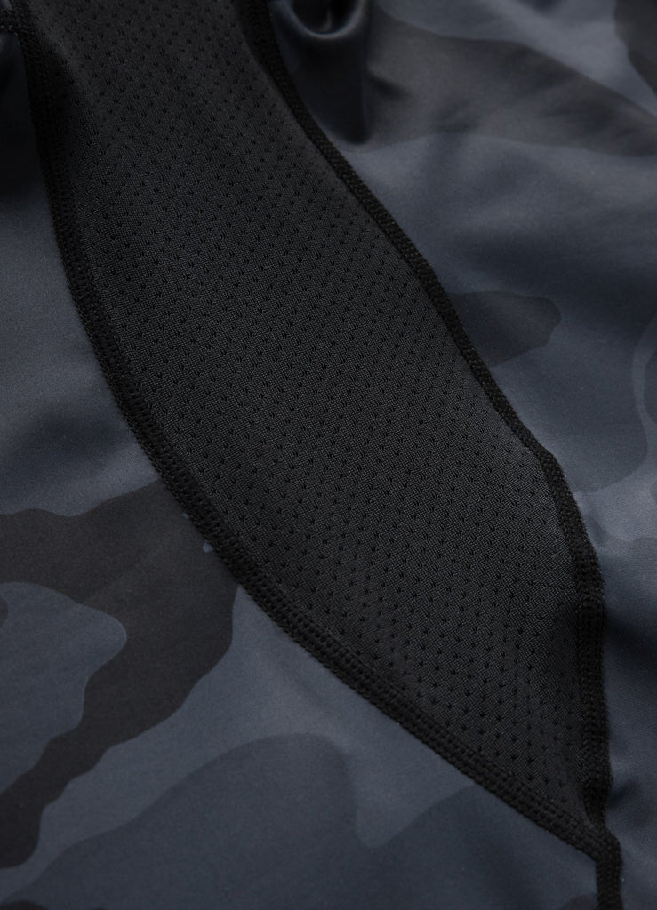 Pitbull - SMALL LOGO - Black Camo - Rashguard - 6