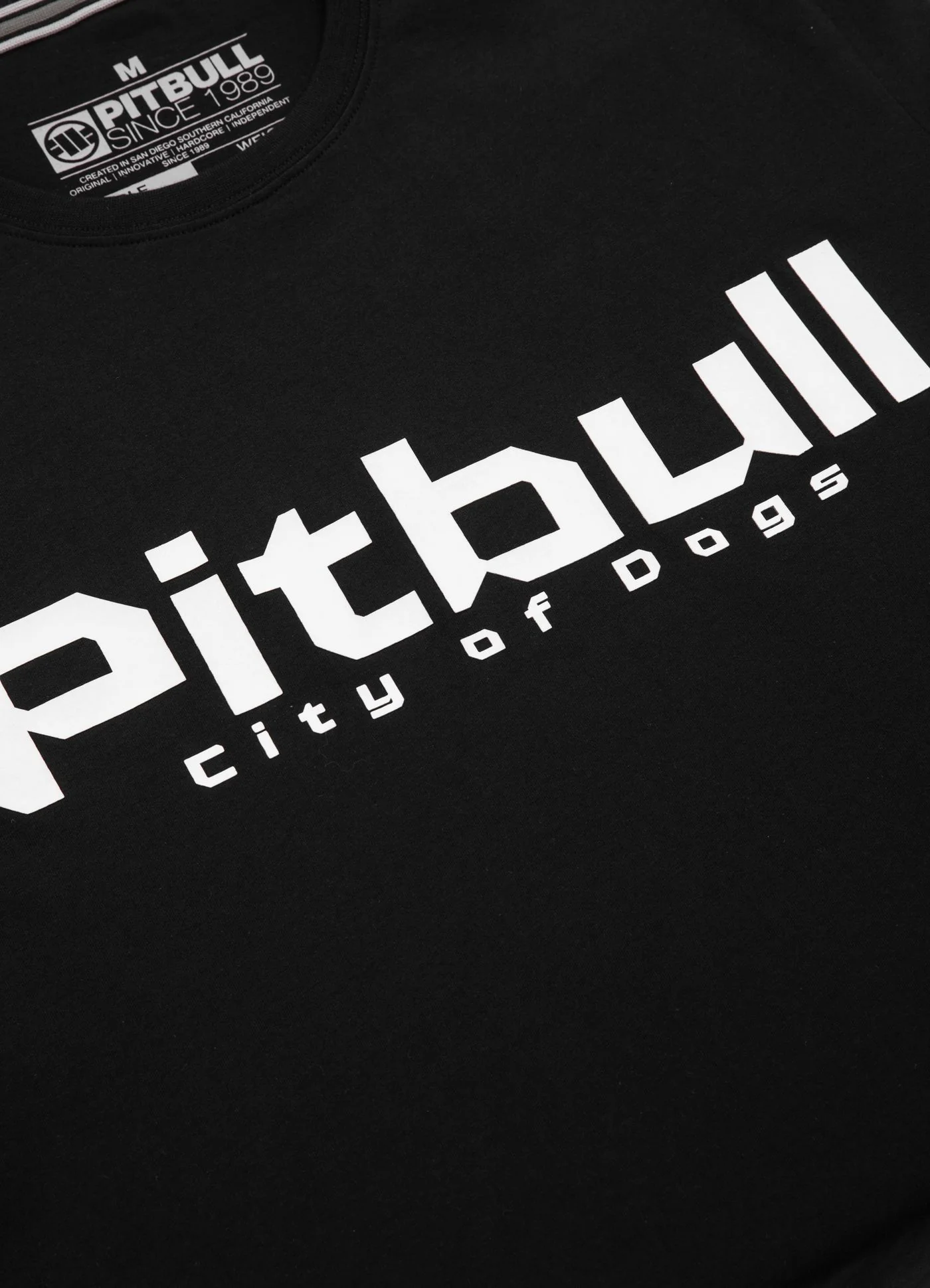 Pitbull - CITY OF DOGS - BLACK - Majica - 4