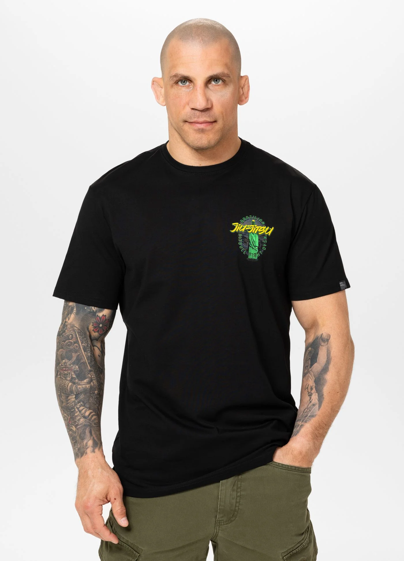 Pitbull - BJJ FIGHT DVSN - BLACK - Majica - 3