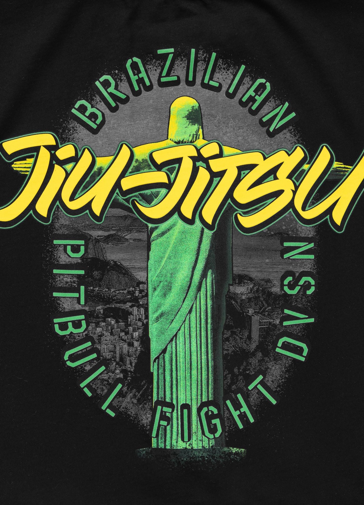 Pitbull - BJJ FIGHT DVSN - BLACK - Majica - 9